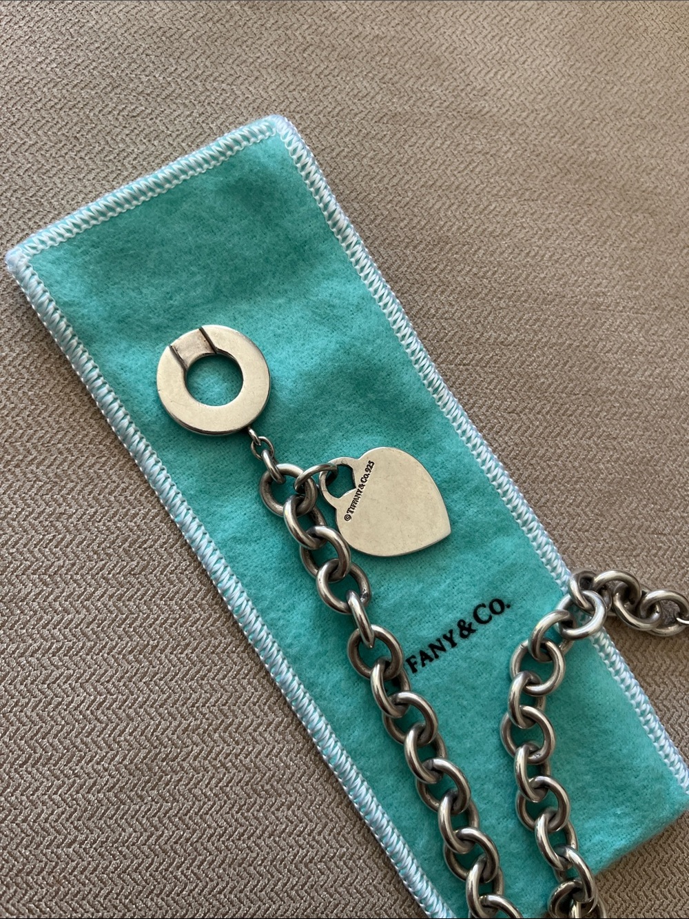 Tiffany & Co. Silver Heart Toggle Necklace - Picture 5 of 6